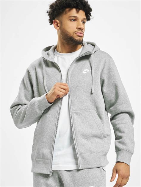 nike zip hoodie schwarz grau hohe kragen